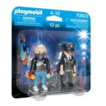 Playmobil 70822 DuoPack Politieagent en Graffiti Spuiter