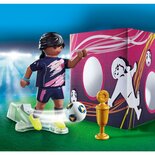 Playmobil 70875 Special Plus Voetbalster met Doelmuur