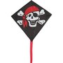 eenlijnskindervlieger Mini Eddy Jolly Roger 30 cm zwart