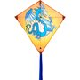 eenlijnskindervlieger Eddy Dragon 68 cm geel/blauw